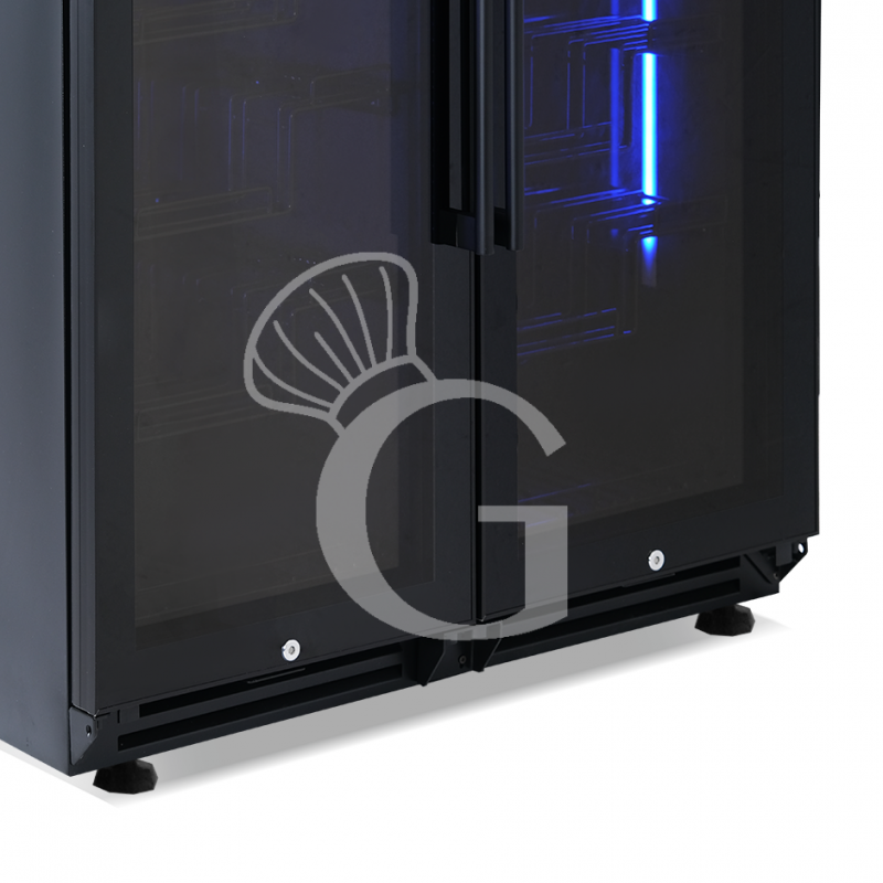 copy of Espositore refrigerato per vino - 3+1 ripiani cromati - capacità 85 LT - temp. + 4° C / + 10° C