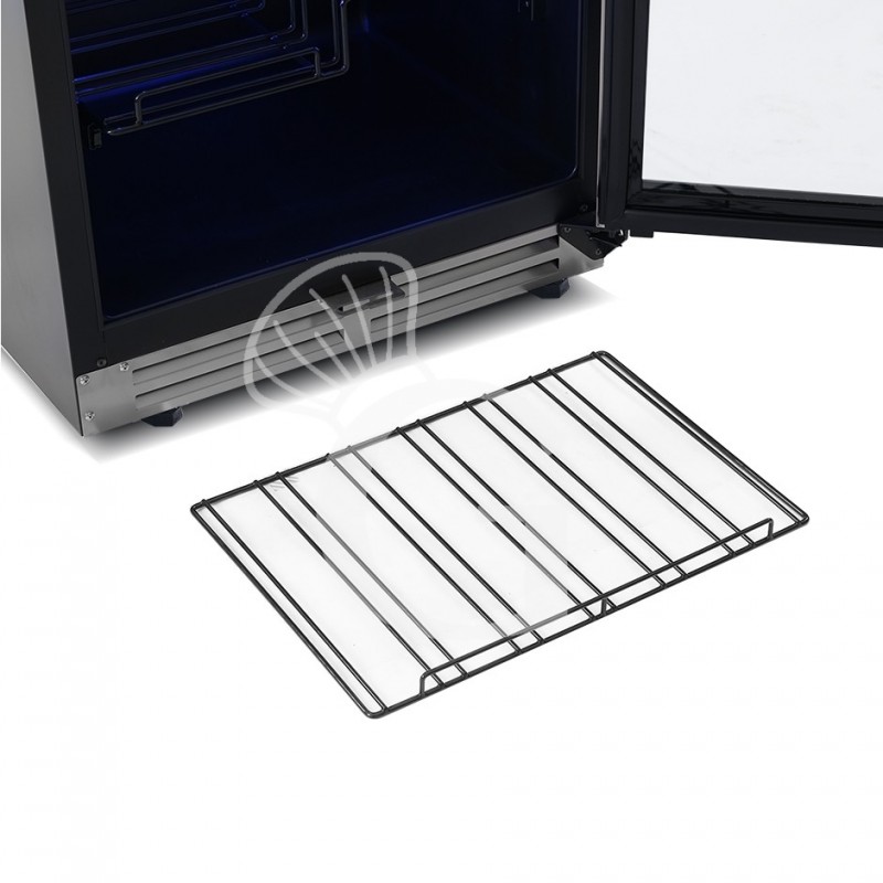 copy of Espositore refrigerato per vino - 3+1 ripiani cromati - capacità 85 LT - temp. + 4° C / + 10° C