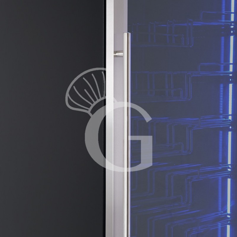 copy of Espositore refrigerato per vino - 3+1 ripiani cromati - capacità 85 LT - temp. + 4° C / + 10° C