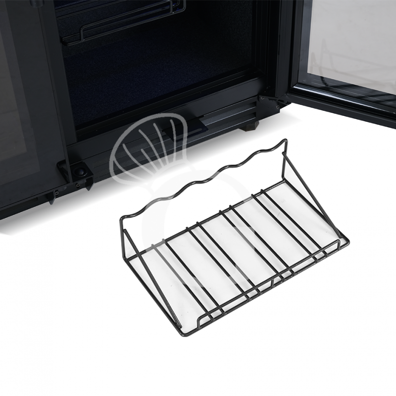 copy of Espositore refrigerato per vino - 3+1 ripiani cromati - capacità 85 LT - temp. + 4° C / + 10° C