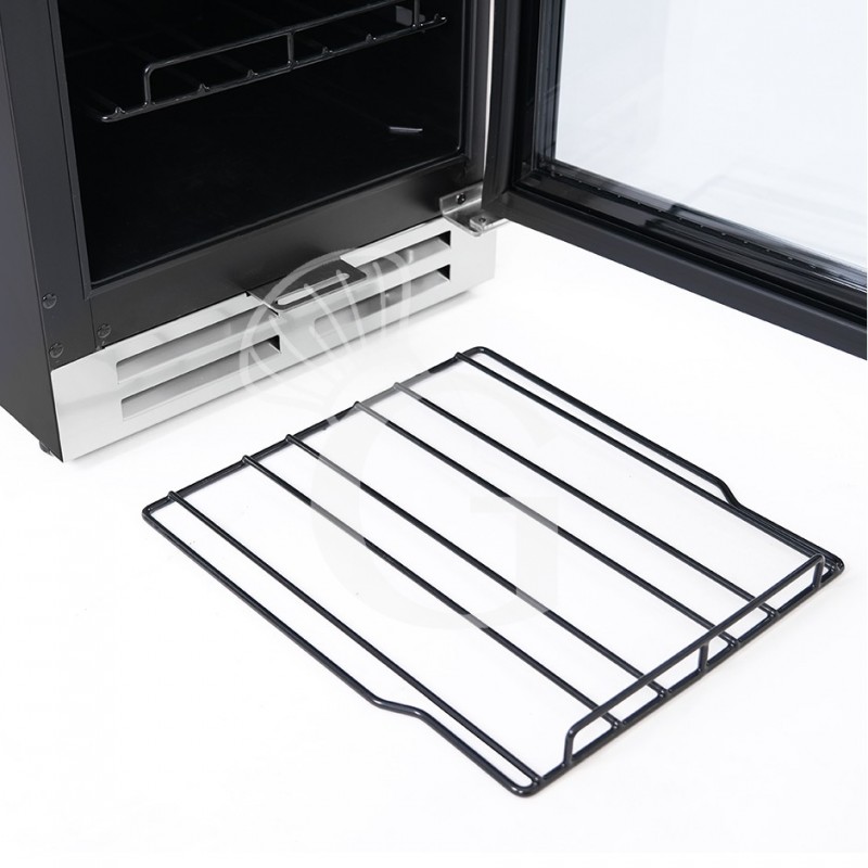 copy of Espositore refrigerato per vino - 3+1 ripiani cromati - capacità 85 LT - temp. + 4° C / + 10° C