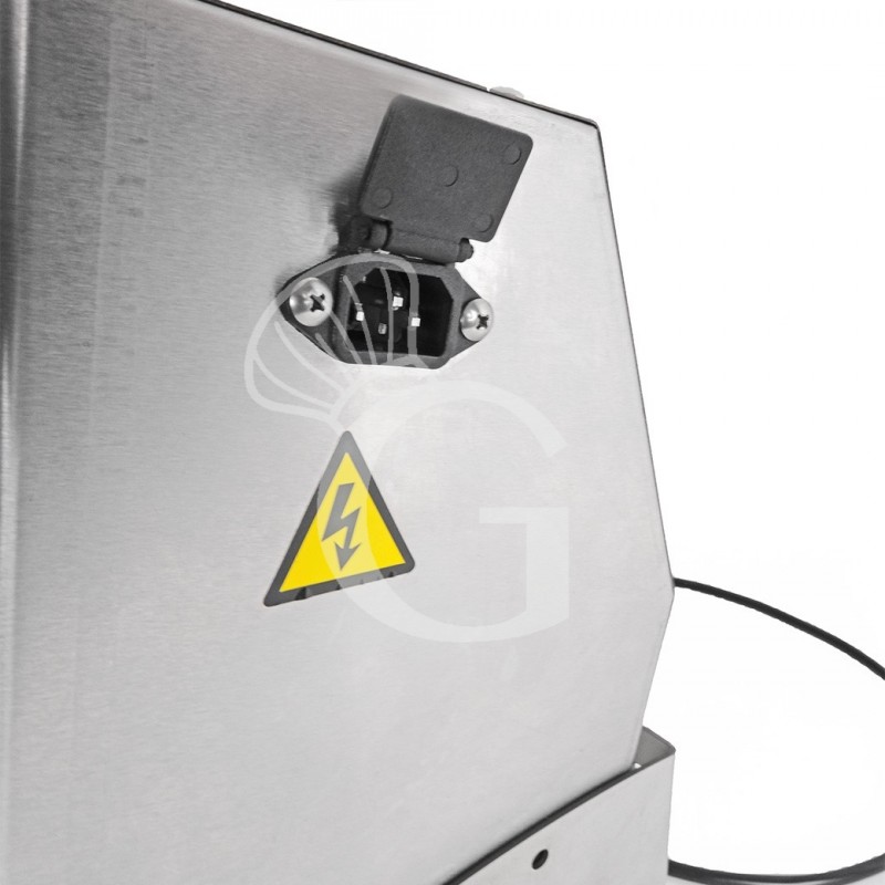 copy of Stendipizza in inox con rulli paralleli in PEHD per pizza diam. 26/40 cm e pedale elettrico