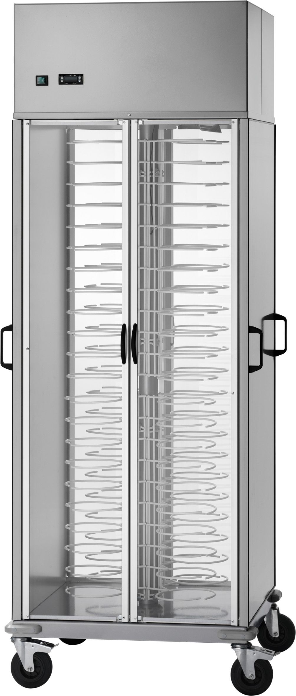 Tellerwagen Schrank, gekühlt, 88 Teller (Durchmesser: 180/230 mm), B 750 mm x T 780 mm x H 2030 mm