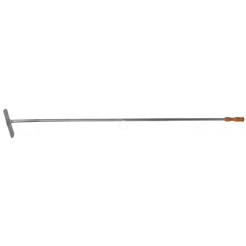 Holzofen Glutschieber/Ascheschieber, Edelstahl, H 1700 mm