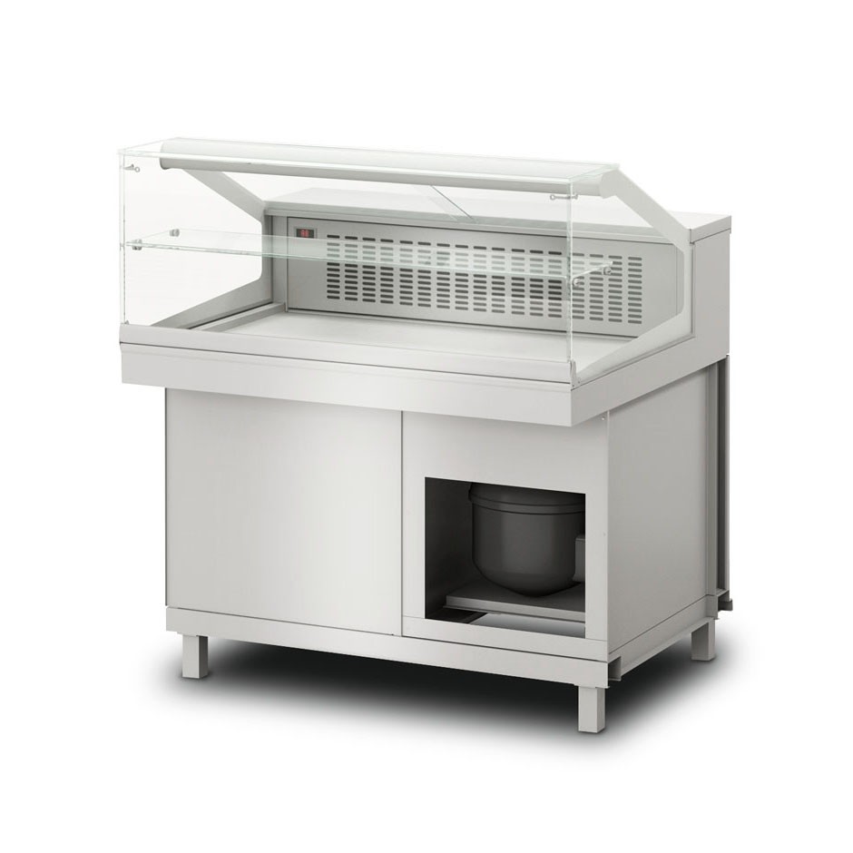 copy of Banco bar refrigerato con motore incorporato, temperatura +4°C/+8°C, L 1044 mm x P 550 mm x H 920 mm