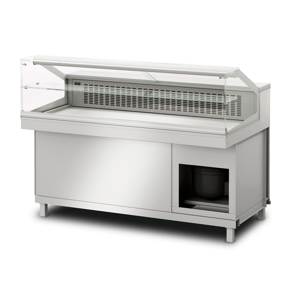 copy of Banco bar refrigerato con motore incorporato, temperatura +4°C/+8°C, L 1044 mm x P 550 mm x H 920 mm
