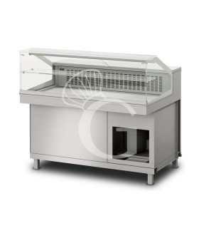 copy of Banco bar refrigerato con motore incorporato, temperatura +4°C/+8°C, L 1044 mm x P 550 mm x H 920 mm
