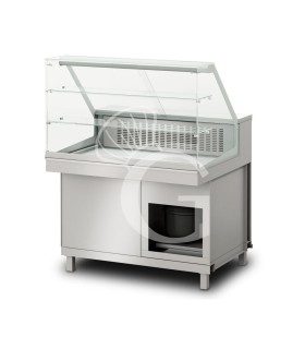 copy of Banco bar refrigerato con motore incorporato, temperatura +4°C/+8°C, L 1044 mm x P 550 mm x H 920 mm