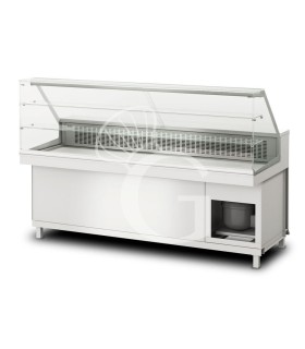 copy of Banco bar refrigerato con motore incorporato, temperatura +4°C/+8°C, L 1044 mm x P 550 mm x H 920 mm