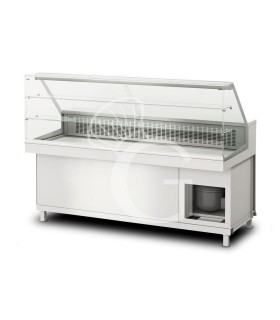 copy of Banco bar refrigerato con motore incorporato, temperatura +4°C/+8°C, L 1044 mm x P 550 mm x H 920 mm