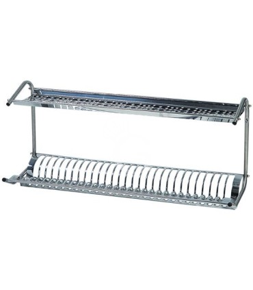 Abtropfgestell, Wandmontage, B 800 mm x T 260 mm x H 370 mm