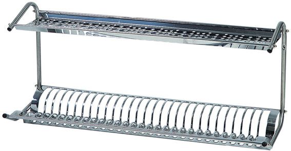 Abtropfgestell, Wandmontage, B 800 mm x T 260 mm x H 370 mm