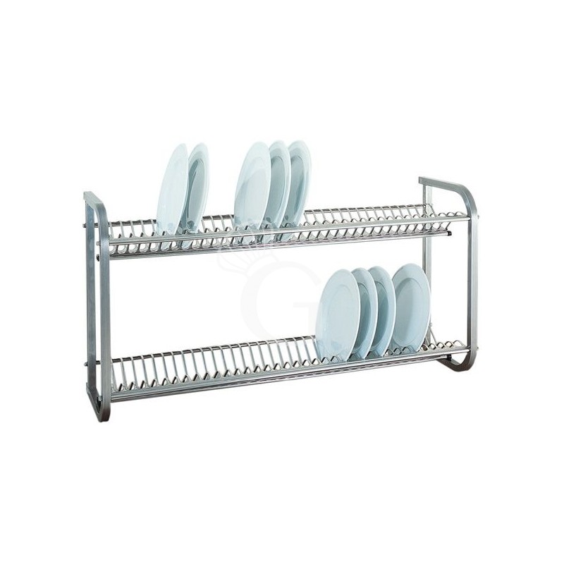 Geschirrständer – Wandmontage – B 1040 mm x T 300 mm x H 550 mm