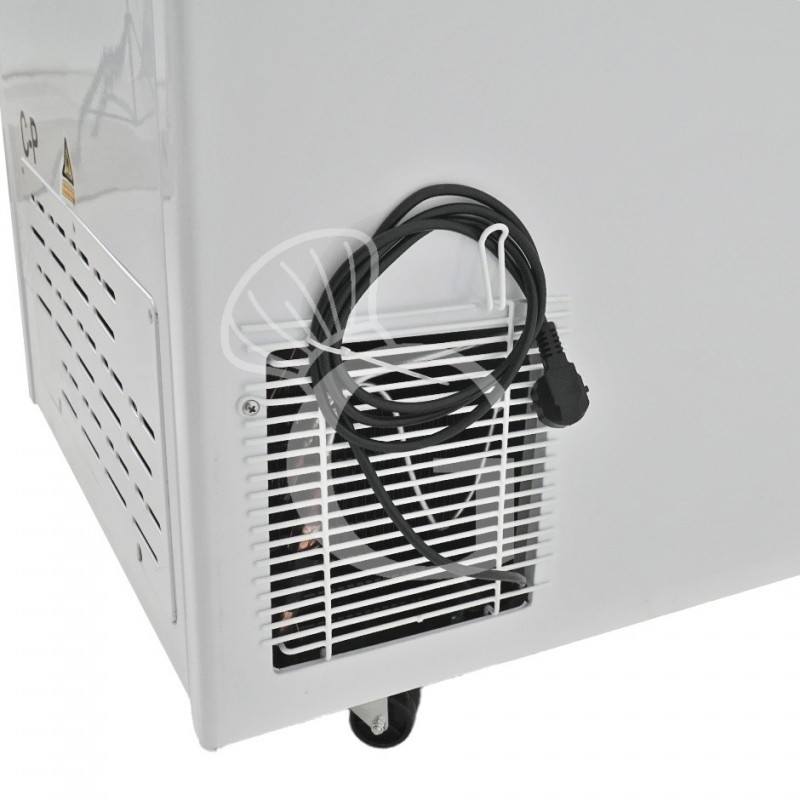 Tiefkühltruhe (355 L), statisch, Glasdeckel, Temperatur -18°C, Energieklasse C