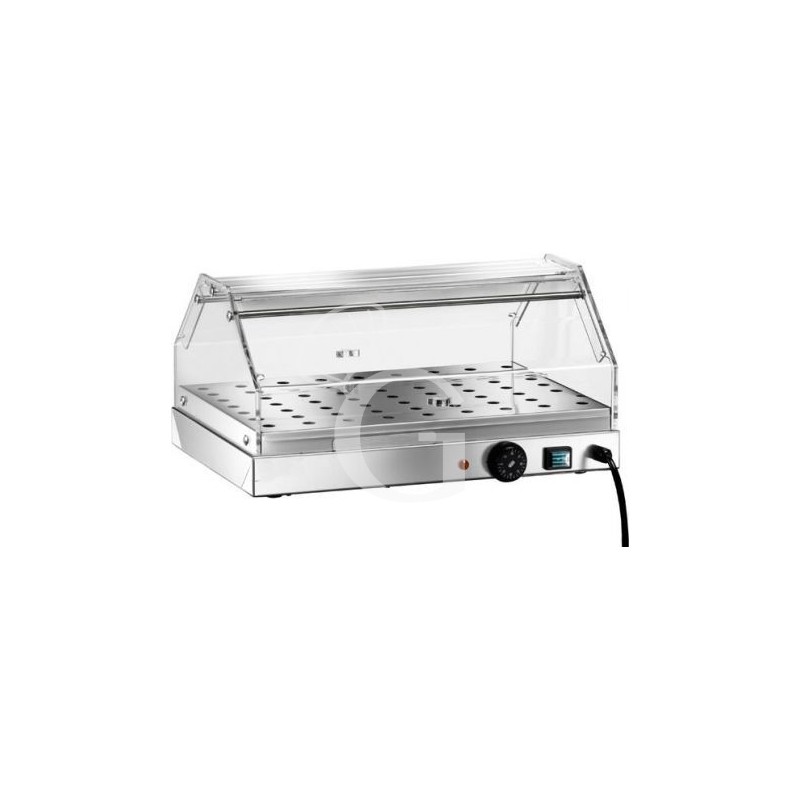 Wärmevitrine, Edelstahl und Plexiglass, 1 Etage, +30°C/+90°C, B 500 mm X T 350 mm X H 250 mm Wärmevitrine, Edelstahl und Plexiglass, 1 Etage, +30°C/+90°C, B 500 mm X T 350 mm X H 250 mm