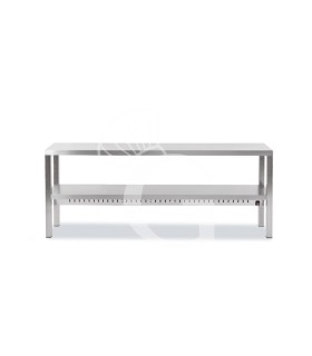 WÄRMEBRÜCKE MIT LAMPEN, 2 ETAGEN B 1200 X T 300 X H 650 MM