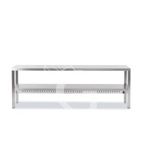WÄRMEBRÜCKE MIT LAMPEN, 2 ETAGEN B 1800 X T 300 X H 650 MM