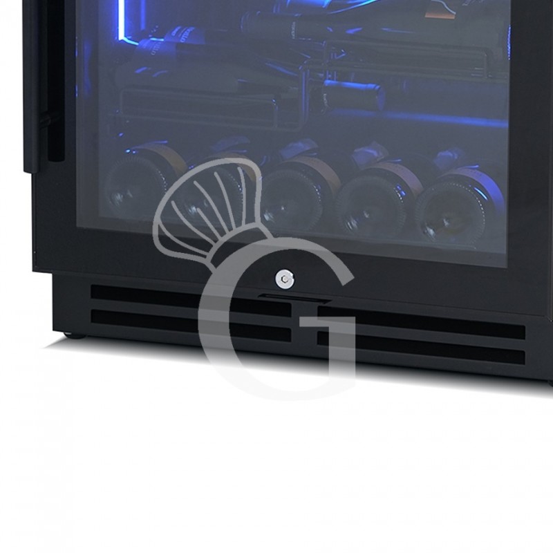 copy of Espositore refrigerato per vino - 3+1 ripiani cromati - capacità 85 LT - temp. + 4° C / + 10° C