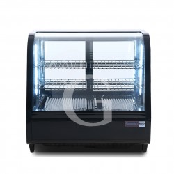 Tisch-Kühlvitrine, Umluftkühlung, 100 L, 0°C/+12°C, B 682 mm x T 450 mm x H 675 mm