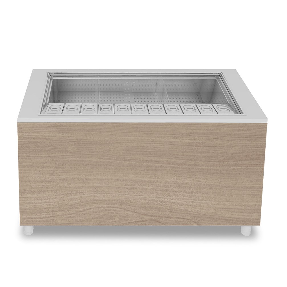 copy of Banco bar refrigerato con motore incorporato, temperatura +4°C/+8°C, L 1044 mm x P 550 mm x H 920 mm