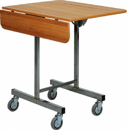 Frühstückswagen auf Rollen,  B 800 mm x T 530 mm x H 800 mm