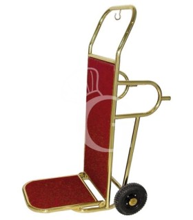 Klappbarer Gepäckwagen/Gepäckkarre, vermessigter Stahl, Standfüße