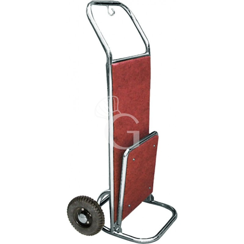 Klappbarer Gepäckwagen/Gepäckkarre, Edelstahl, 2 Rollen Klappbarer Gepäckwagen/Gepäckkarre, Edelstahl, 2 Rollen