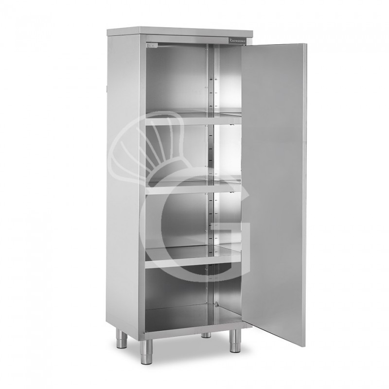 Armadio con 1 porta battente, 3 ripiani, L 700 x P 600 x H 1800 mm