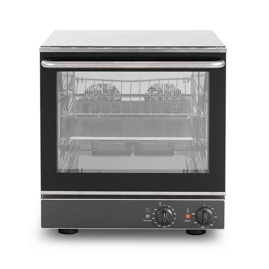 Elektro Heißluftofen für Croissants, Klapptür, mechanische Steuerung, 4 Backbleche (433x333 mm), 230 V, 3,3 kW