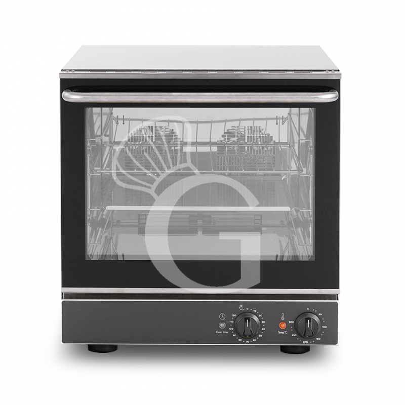 Elektro Heißluftofen für Brioches und Croissants, Klapptür, mechanische Steuerung, 4 Backbleche (433x333 mm), 2,8 kW