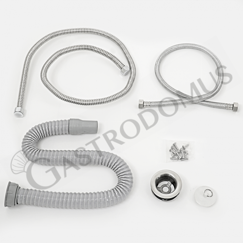 Handwaschbecken, mobil, Edelstahl, Fußbedienung, B 450 mm x T 550 mm x H 855 mm.