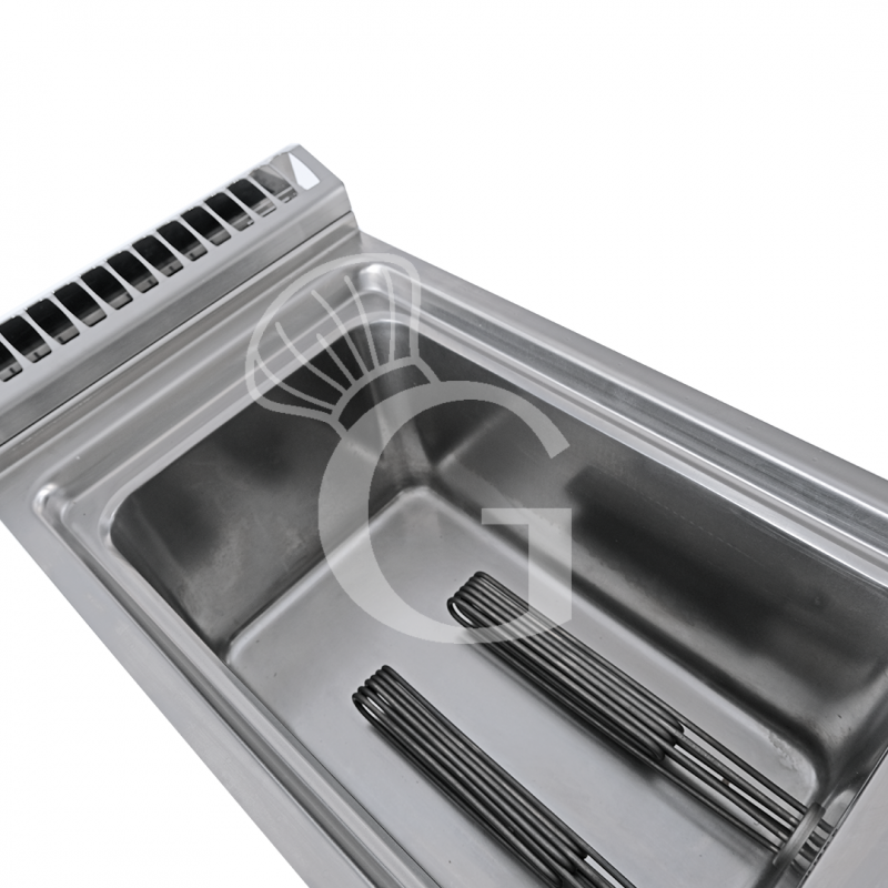 Profi Elektro-Nudelkocher, 1 Becken (40 Liter) mit Schrank (B 400 mm x T 900 mm x H 870 mm)