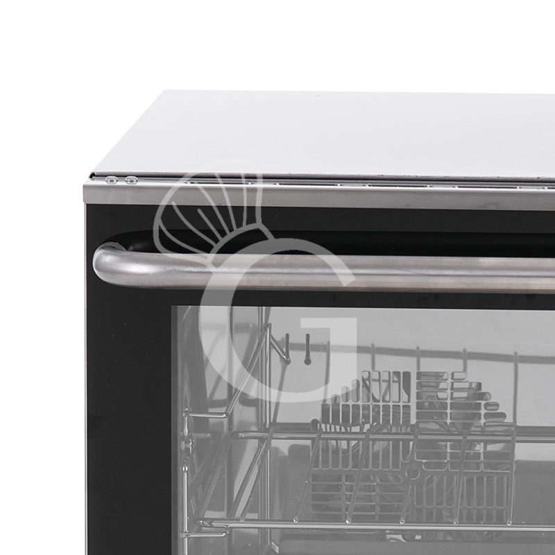 Elektro Heißluftofen für Brioches und Croissants, Klapptür, mechanische Steuerung, 4 Backbleche (433x333 mm), 2,8 kW