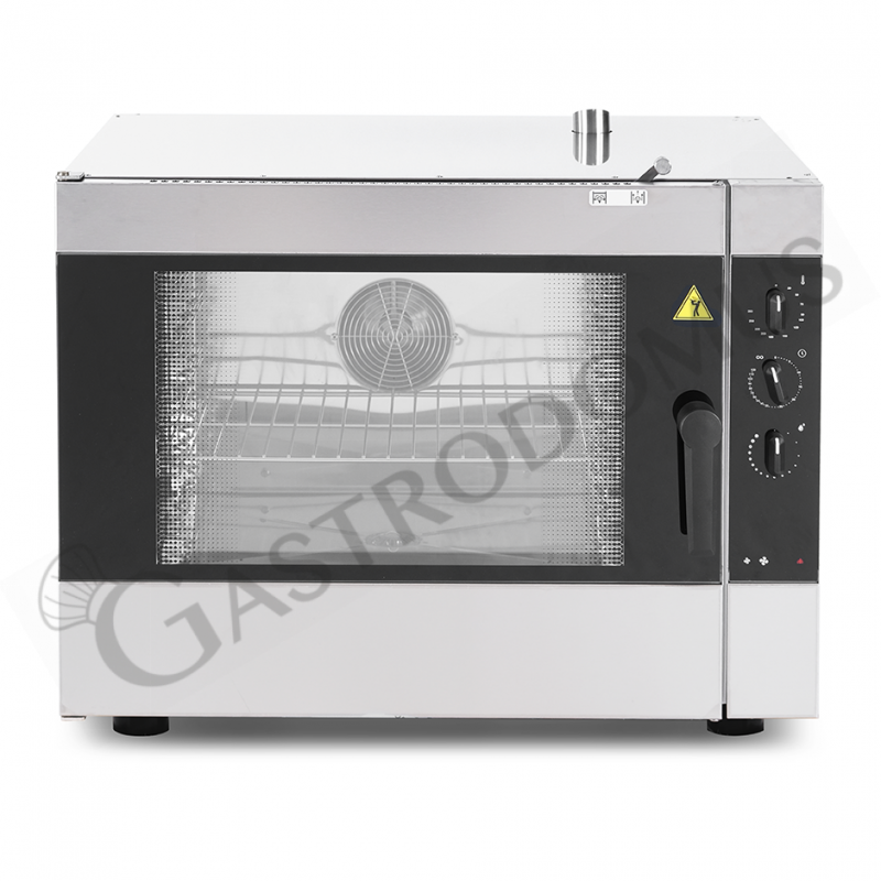 Gastro Heißluftofen, elektrisch, Luftbefeuchter, elektromechanische Steuerung, für 5 600x400mm oder 5 GN1/1 Backbleche