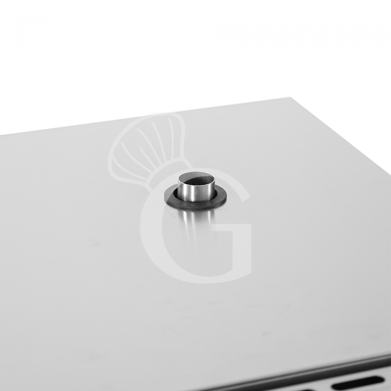 Gastro Heißluftofen, elektrisch, Luftbefeuchter, Flügeltür, digitale Steuerung, dreiphasig, 4 Backbleche GN1/1 (530 x 325 mm)