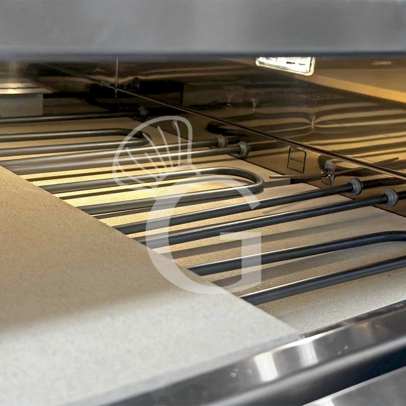 copy of Forno elettrico per 4 pizze diametro 32 cm - 1 camera - controllo meccanico