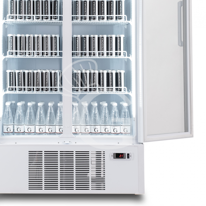 copy of Espositore refrigerato ventilato per bibite-  temp +2°C/+8°C - capacità 216 LT
