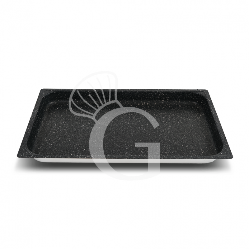 Backblech GN1/1, Aluminium mit Antihaftbeschichtung, B 530 mm x 325 mm x 40 mm