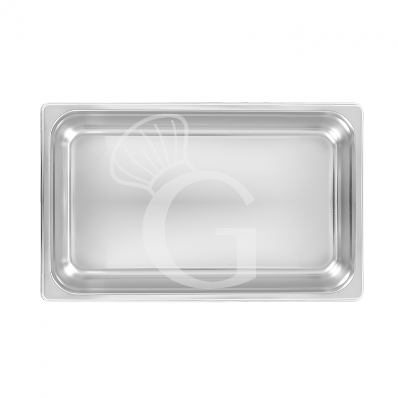 GN 1/1 Behälter, Edelstahl, B 530 mm x T 325 mm x H 100 mm