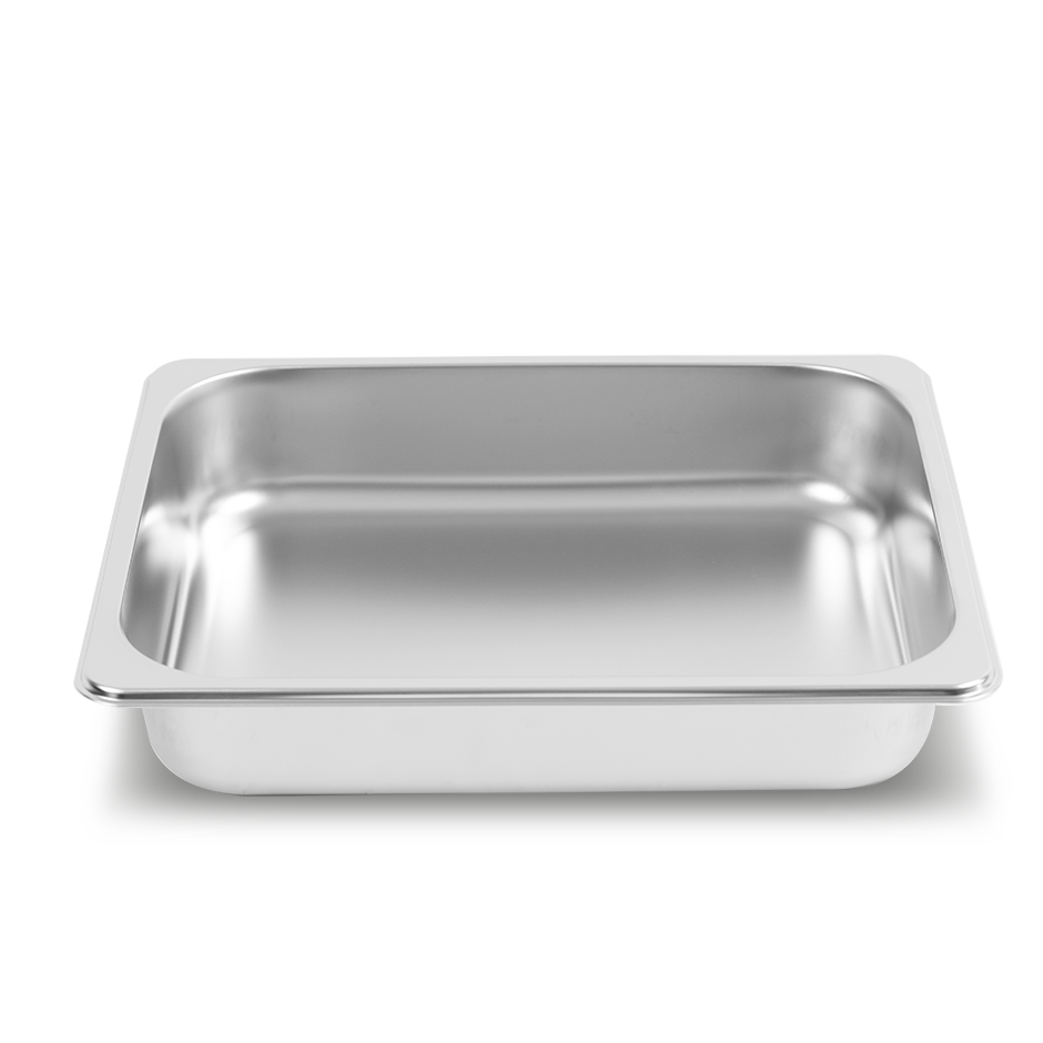 GN Behälter 1/2, Edelstahl, B 325 mm x T 265 mm x H 65 mm