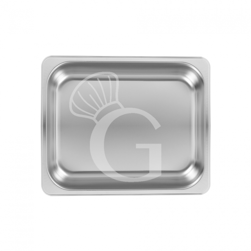 GN Behälter 1/2, Edelstahl, B 325 mm x T 265 mm x H 65 mm