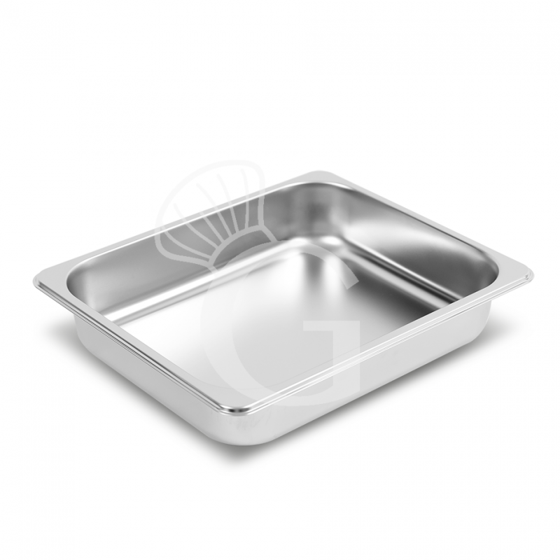 GN Behälter 1/2, Edelstahl, B 325 mm x T 265 mm x H 65 mm