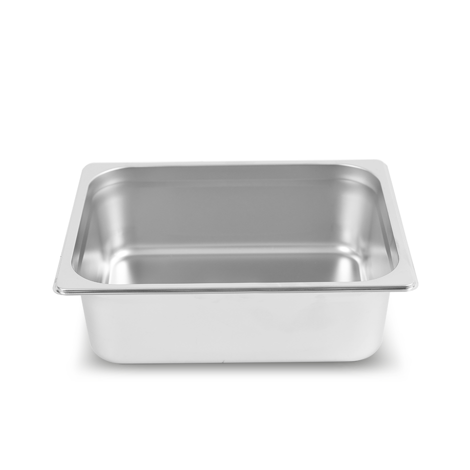 GN Behälter 1/2, Edelstahl, B 325 mm x T 265 mm x H 100 mm