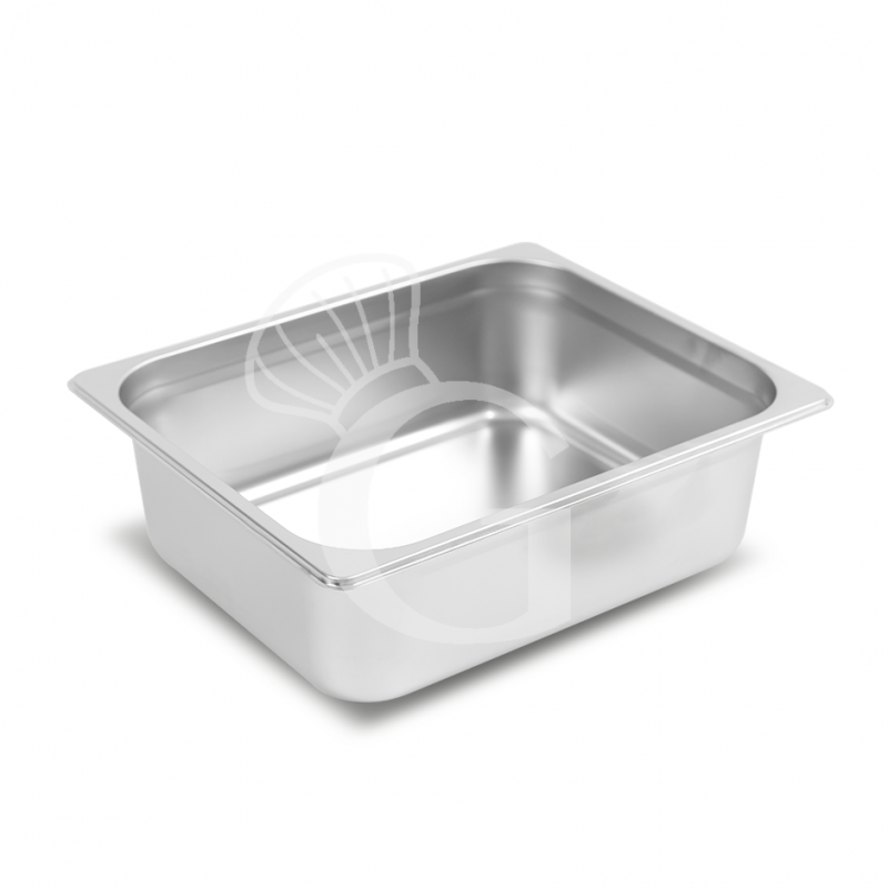 GN Behälter 1/2, Edelstahl, B 325 mm x T 265 mm x H 100 mm