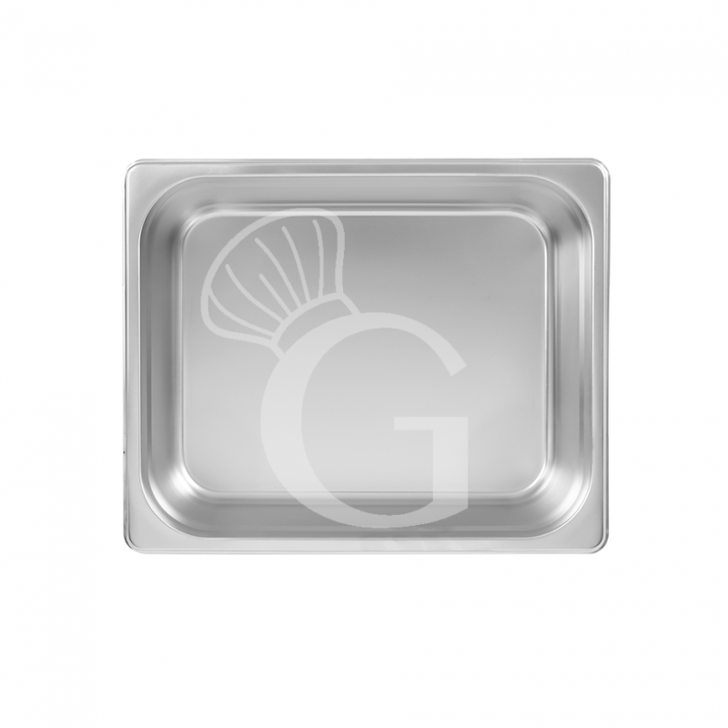 GN Behälter 1/2, Edelstahl, B 325 mm x T 265 mm x H 100 mm