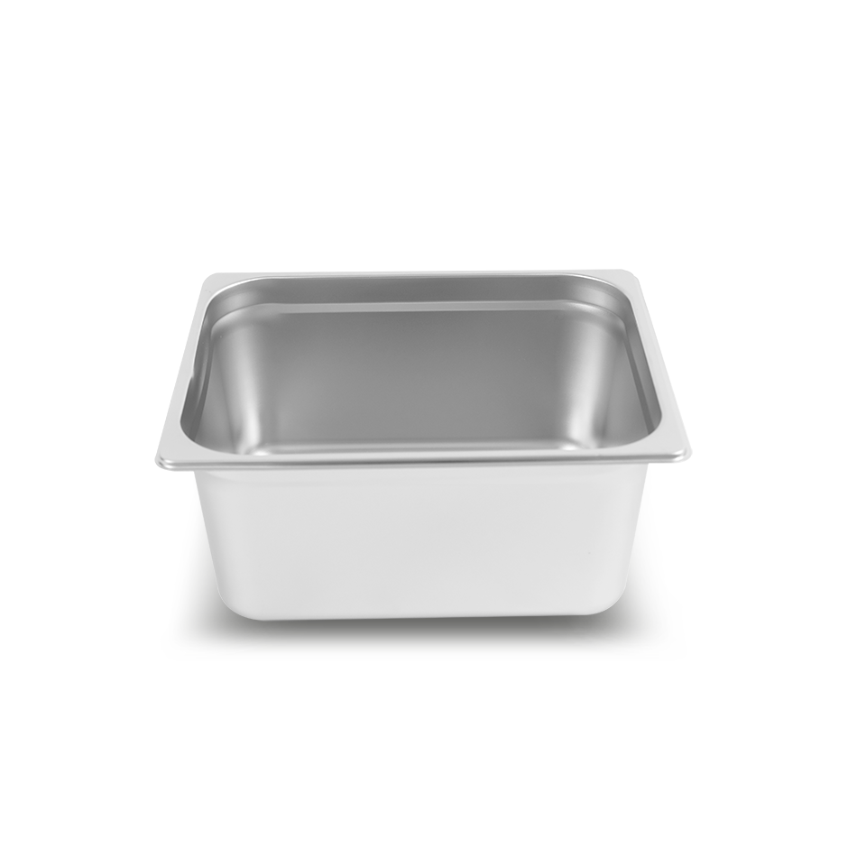 GN Behälter 1/2, Edelstahl, B 325 mm x T 265 mm x H 150 mm