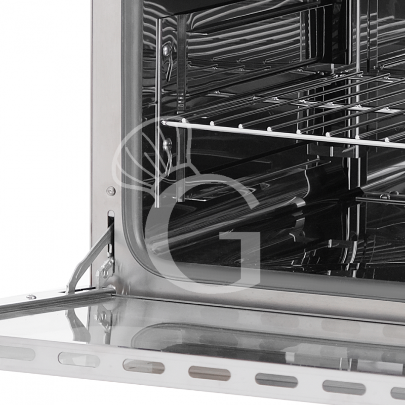 Elektro Heißluftofen, für die Bäckerei, Luftbefeuchter, mechanische Steuerung, einphasig, 3 Backbleche (600x400 mm)