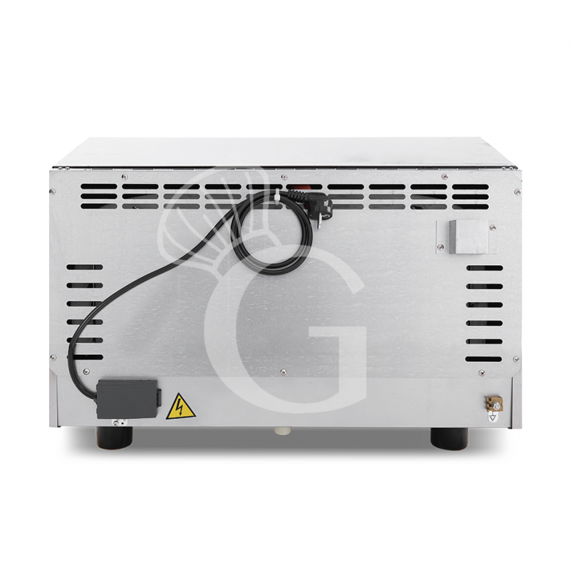 Elektro Heißluftofen, für die Bäckerei, Luftbefeuchter, mechanische Steuerung, einphasig, 3 Backbleche (600x400 mm)