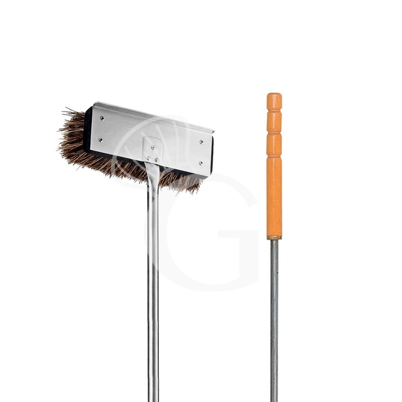 copy of Spazzolone per forno elettrico in fibra naturale con dimensioni 22x8x170h cm.