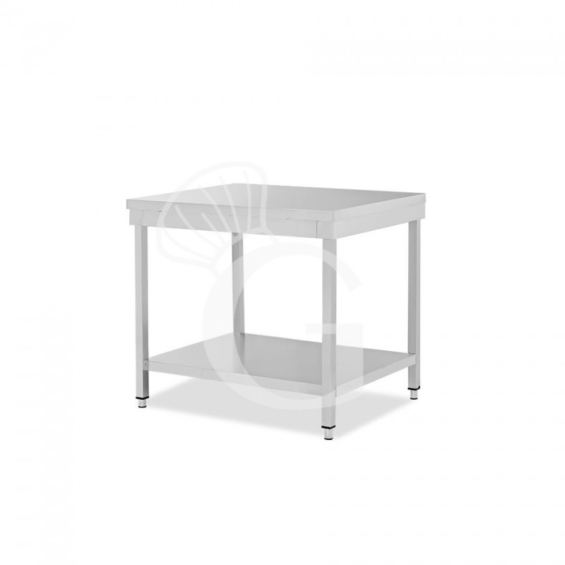Edelstahltisch 1 Grundboden B 800 mm x T 600 mm x H 850 mm